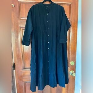 Ichi Random Tuck Band Shirt Dress (One Size)